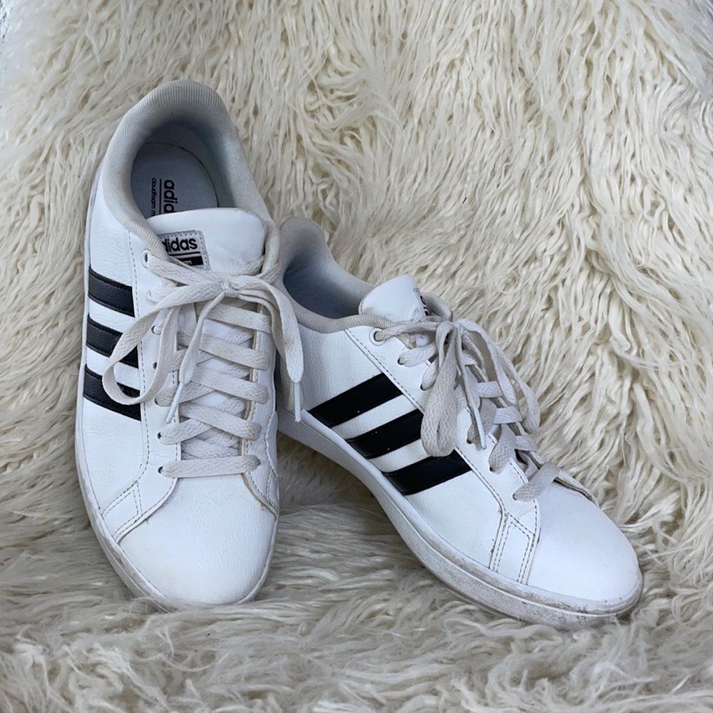 adidas White and Black Women's Sneakers
